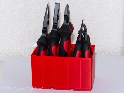 Gridfinity plier holder