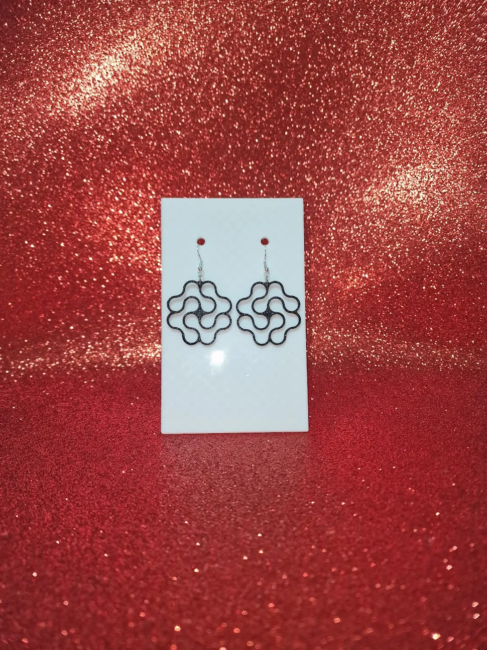 Sinuous lines earrings view 2
