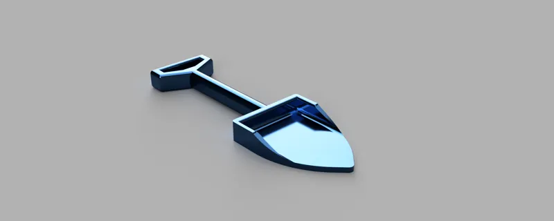 Shovel for board games