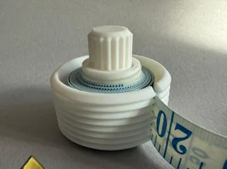 Measuring tape holder minimalist