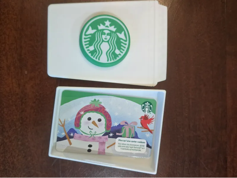 Starbucks gift card lock box