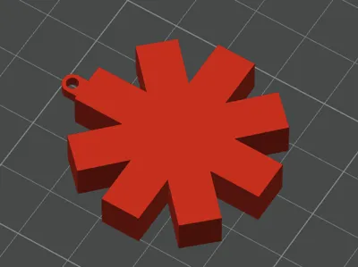Red Hot Chili Peppers Keychain