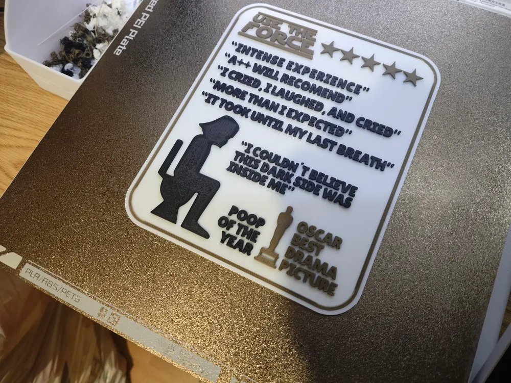 Rate your Bathroom Experience! Hilarious and funny - Free 3D Print ...