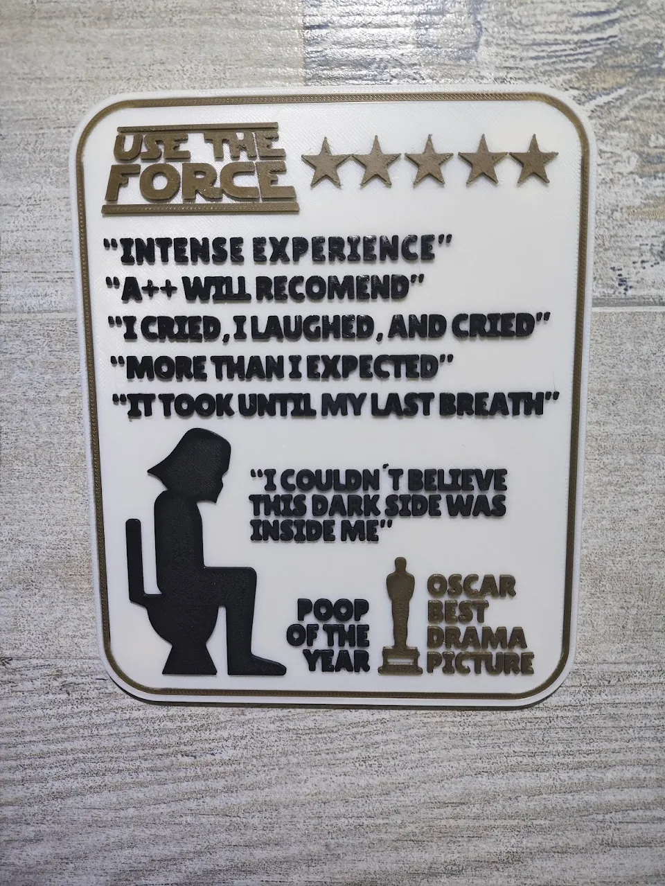 Rate your Bathroom Experience! Hilarious and funny - Free 3D Print ...