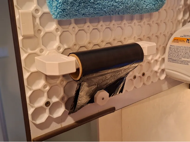 Multiboard Bolt-Locked Trash Bag Holder