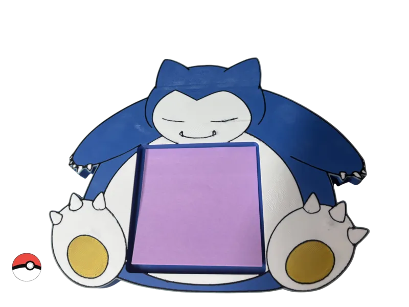 Snorlax note holder