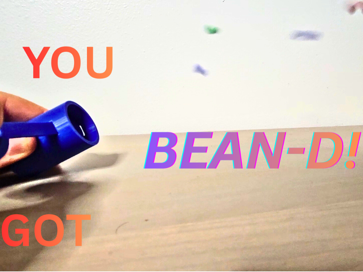 Bean Grenade/Party Popper (100% Printed!)