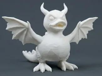 Pato Monstruo "Lienzo en Blanco"
