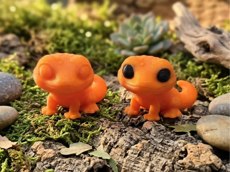 Mini Gecko Figurine - Mini Lizard Figurine