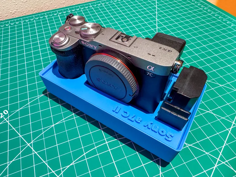 Sony a7C II Gridfinity Camera Display