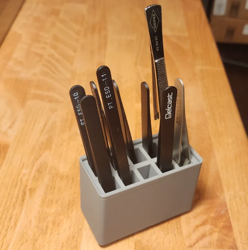 Gridfinity Tweezers Bin