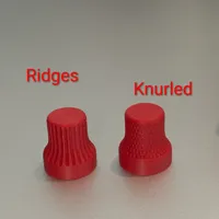 Knob with knurling - 0.08mm layer, 2 walls, 15% infill