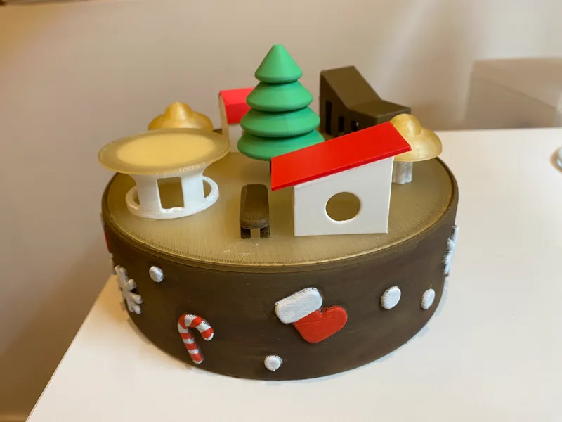 Mini cozy xmas village