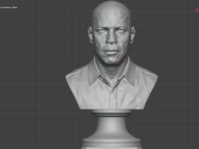 Denzel Washington as "The Equalizer" Bust