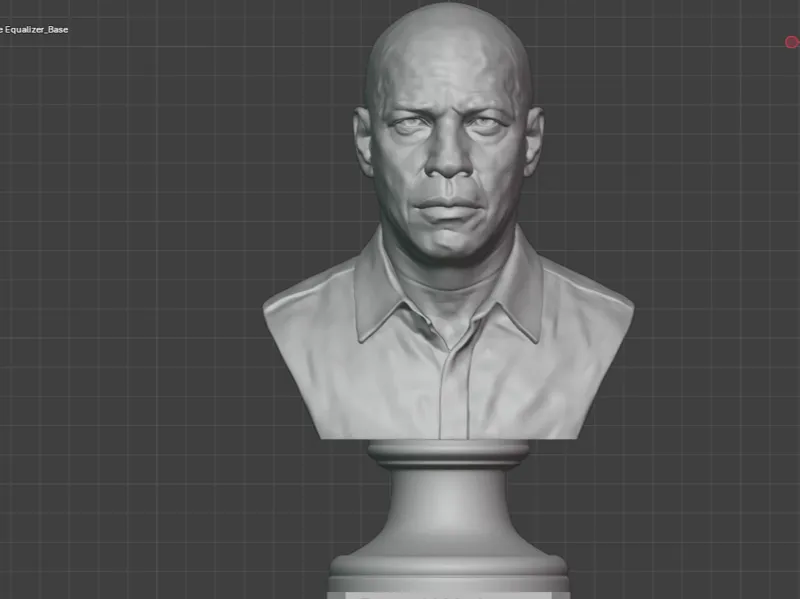 Denzel Washington as "The Equalizer" Bust