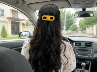 Flat Magnetic Hair Clip (No more head-bumps!)