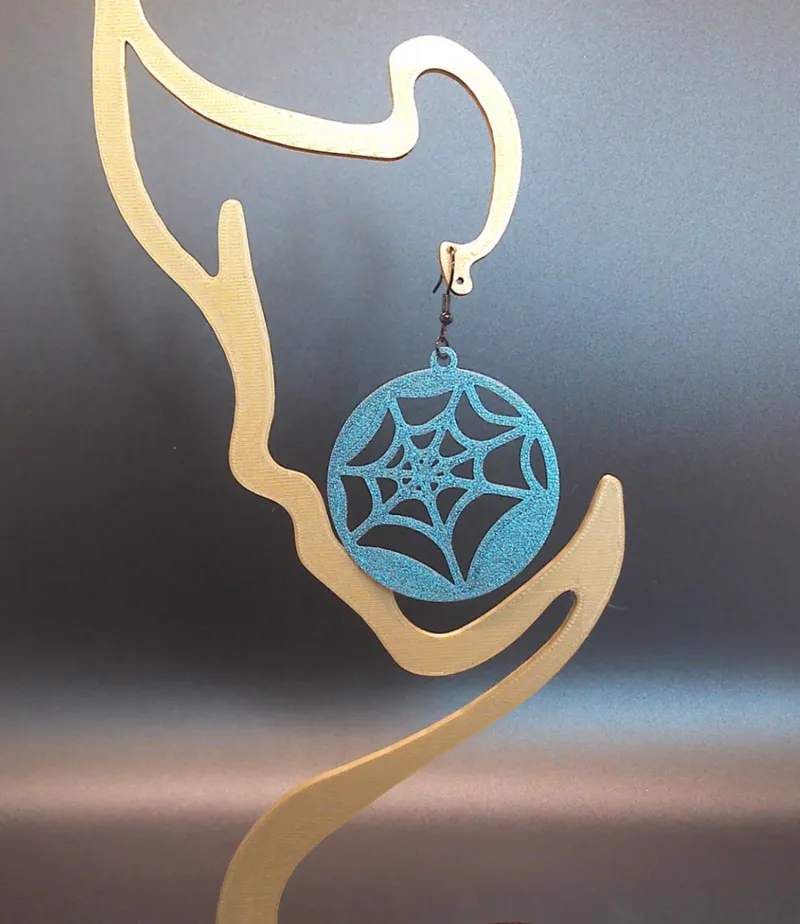 Web Earrings v2