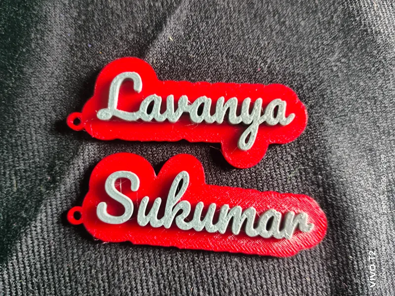 Name keychains