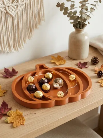 Bandeja organizadora: Pumpkin Tray – 3 Sizes | Fall Decor — vista de referencia 2