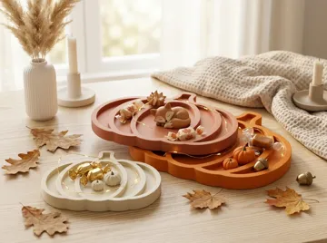 Bandeja organizadora: Pumpkin Tray – 3 Sizes | Fall Decor — vista de referencia 4