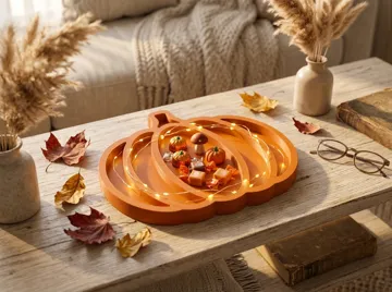Bandeja organizadora: Pumpkin Tray – 3 Sizes | Fall Decor — vista de referencia 3