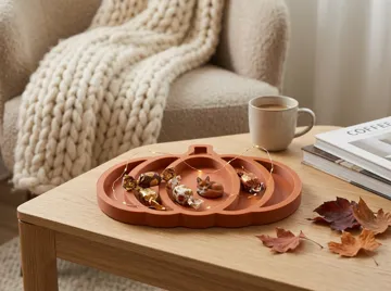 Bandeja organizadora: Pumpkin Tray – 3 Sizes | Fall Decor — vista de referencia 5