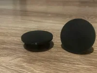 0.2mm layer, any color, PETG, ABS or similar filament.