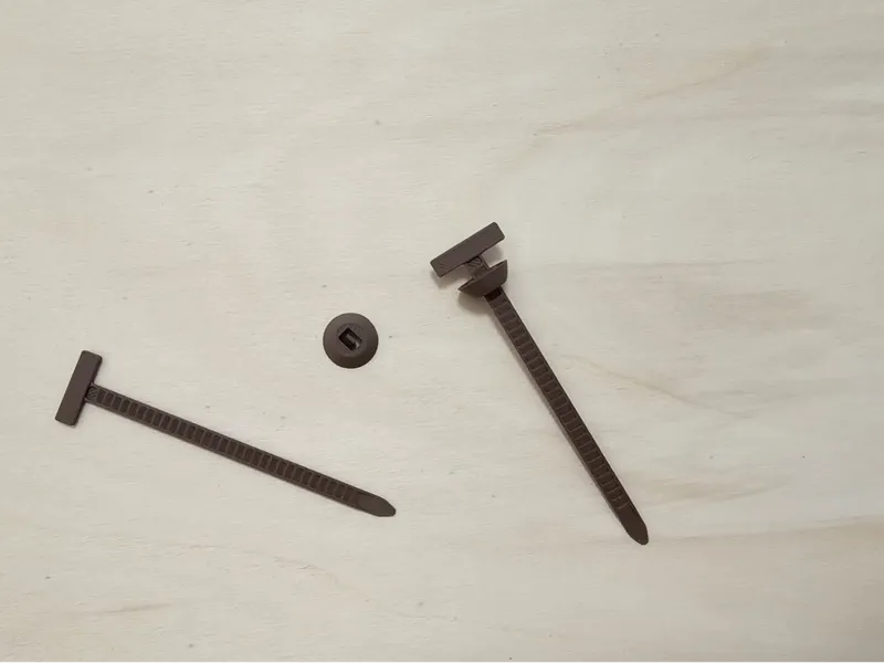 Self-locking cable ties