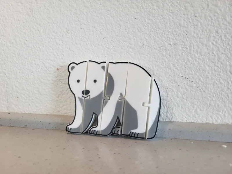 Chillbert - The flexi Polar Bear