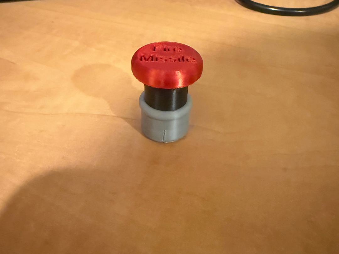 12 volt plug, fire missile/seat eject 