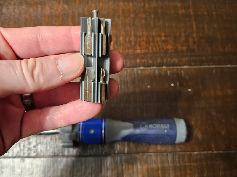 Bit holder insert for Kobalt Screwdriver