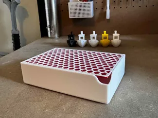 Organizing container with lid