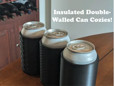 Insulated Double-Walled Can Cozies!