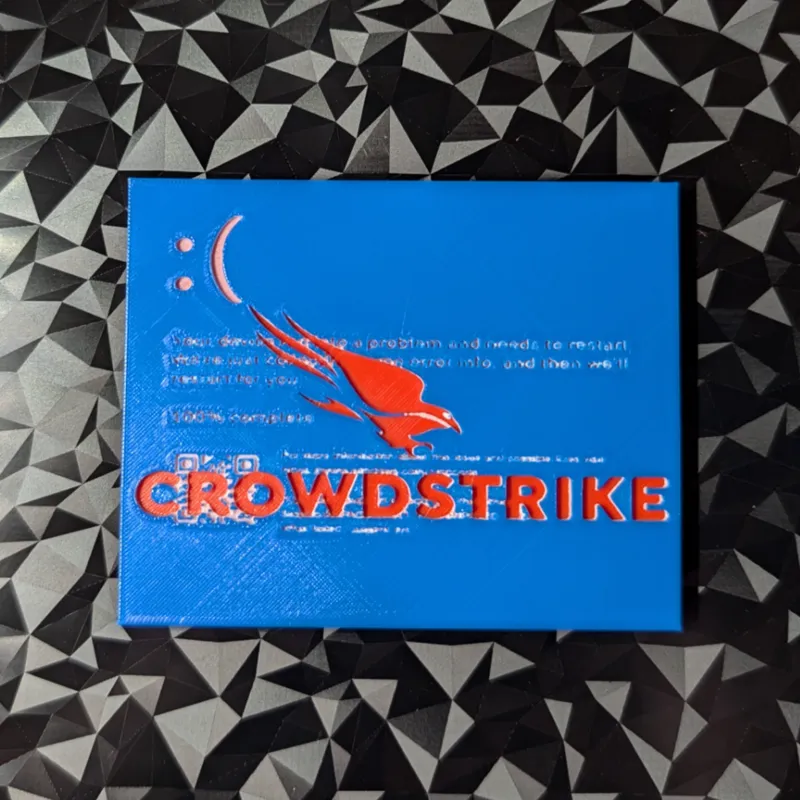 Crowdstrike BSOD Blue Screen Magnet