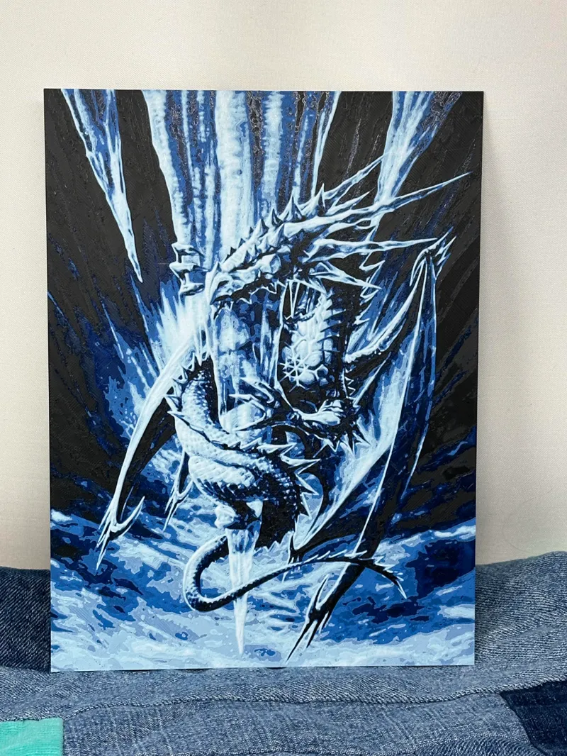 Ice Dragon Hueforge