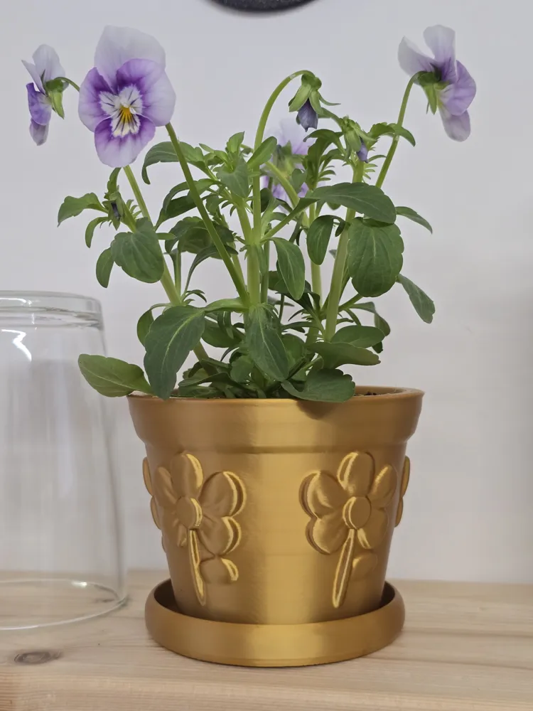 Plant Pot Flower Planter - Free 3D Print Model - MakerWorld