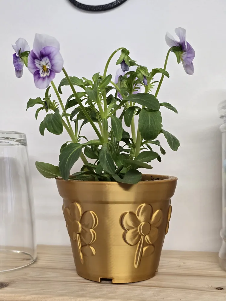 Plant Pot Flower Planter - Free 3D Print Model - MakerWorld