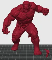 Statue Hulk rouge — photo 6