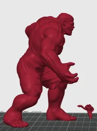 Statue Hulk rouge — photo 9
