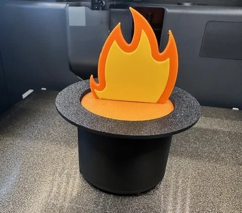 Nightstand Night Light Firepit