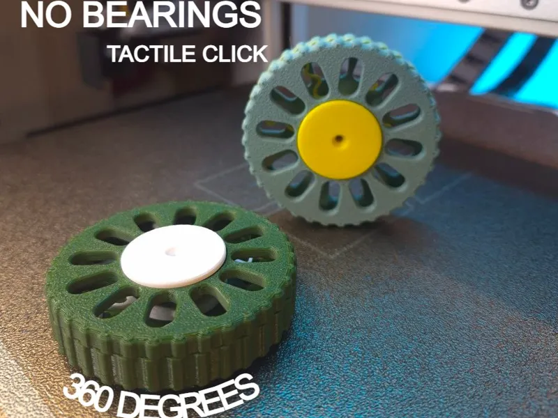 Fidget toy (сrackles, clicks tactilely, spinner)