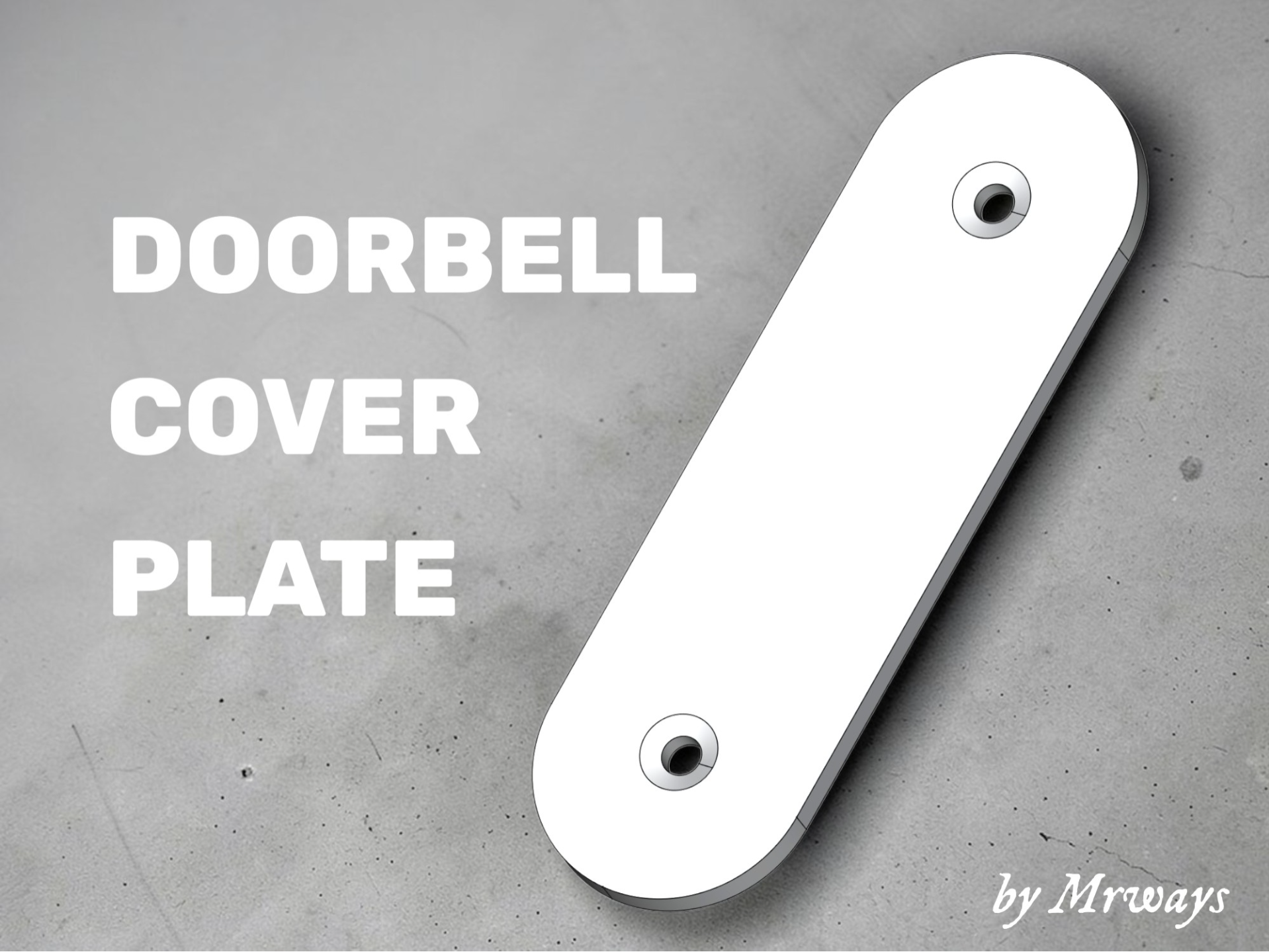 Doorbell Button Cover Plate