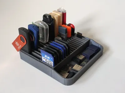 Pendrive and Sd Card Tray Organiser