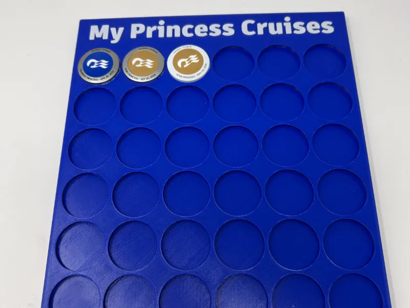 Princess Cruise Medallion Wall Display Holder