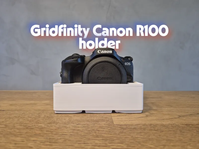 Gridfinity Canon R100 holder