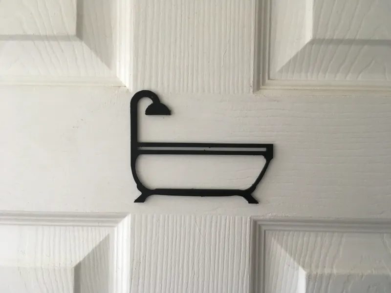 bathroom sign