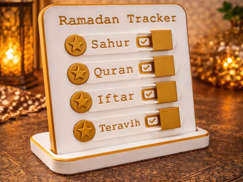 Ramadan Tracker – with Slider 