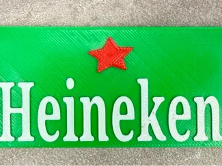 Heineken Vending Machine Sign