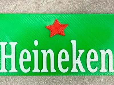 Heineken Vending Machine Sign