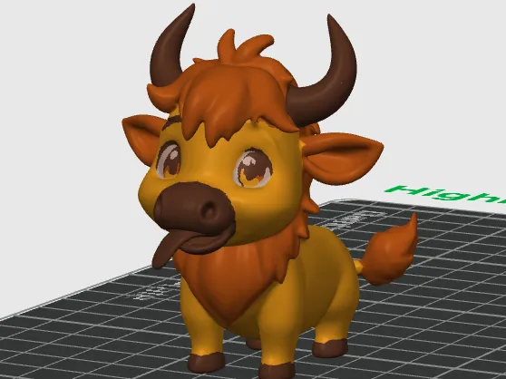 Cute Highland Cow